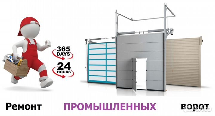 Установка ворот