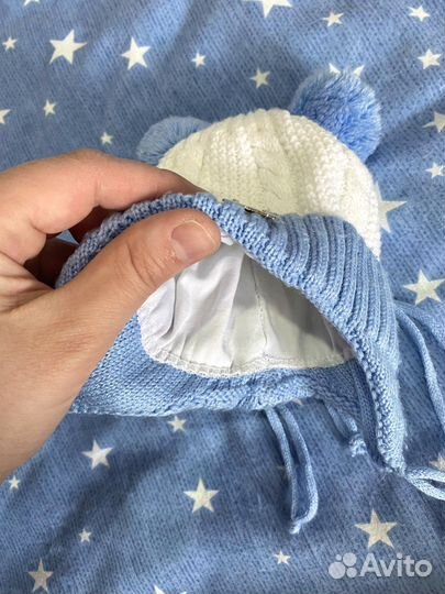 Шапка на новорожденного мальчика