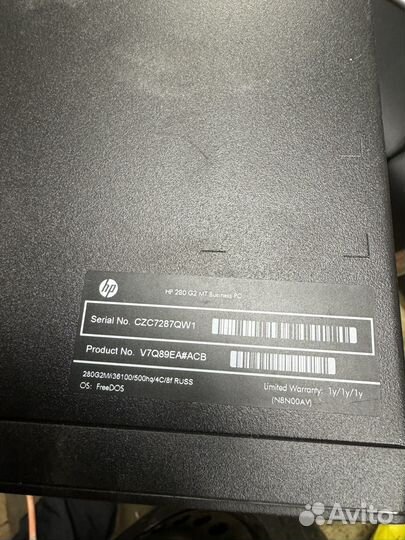 Системный блок HP 280 G2