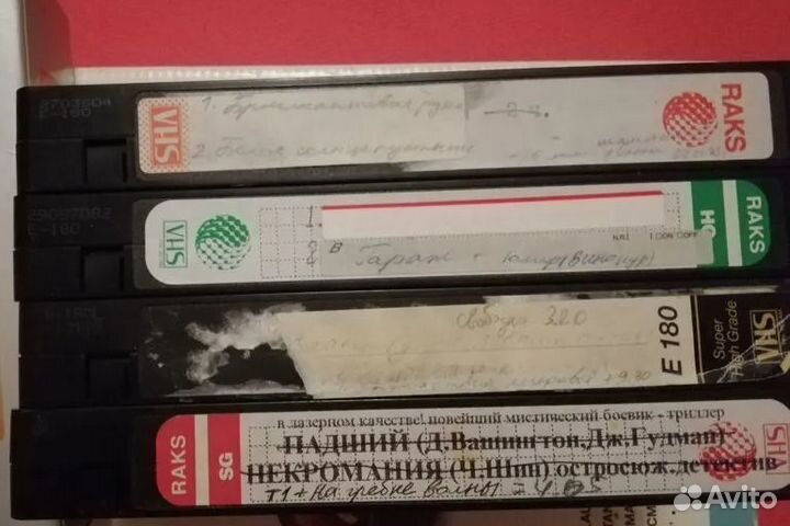 6 видеокассет VHS-Магнолия(Т.Круз) TV-записи разн