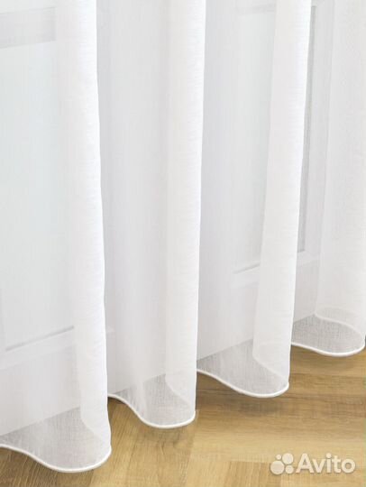 Тюль под лен 600х270