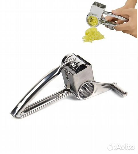 Терка для сыра, чеснока.роторная нержав. новая