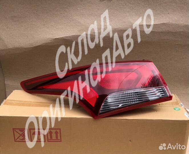 Фонарь левый Хендай Солярис 17г седан наружный