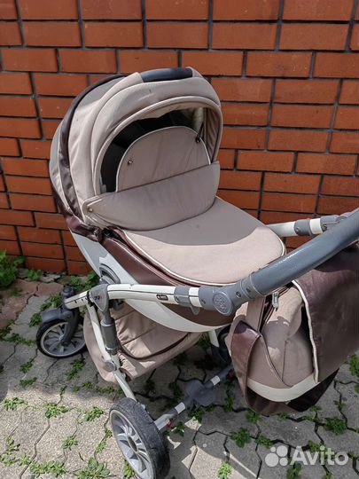 Коляска anex sport 3 в 1 коричневая
