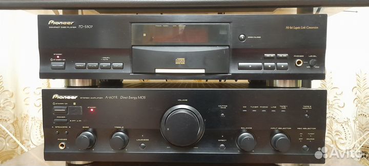 Pioneer усилитель тюнер эквалайзер cd проигрывател