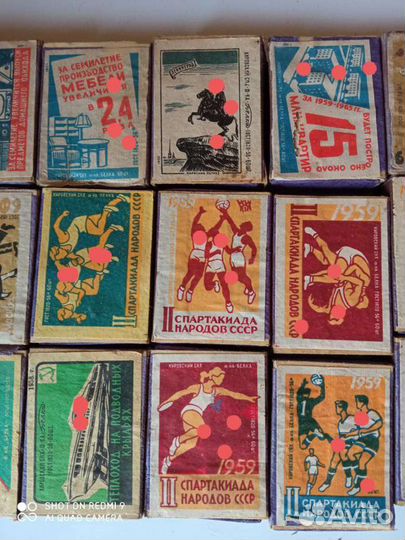 Спички СССР в деревянных коробках 1955-1967