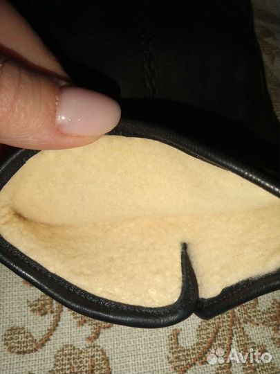 Перчатки мужские кожаные