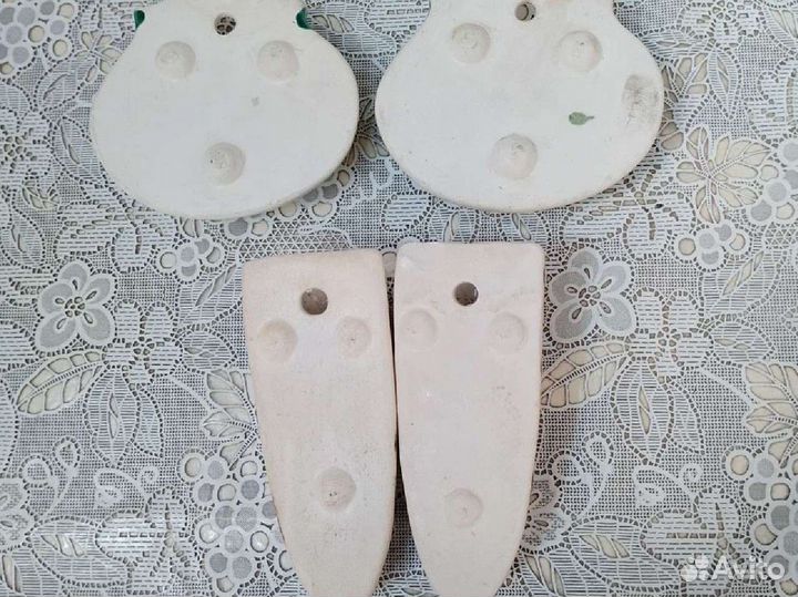 Кашпо для цветов настенное. Керамика. Цена за 4 шт