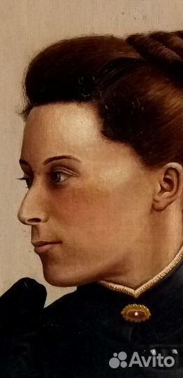 Портрет, холст, масло, Англия, 19 век