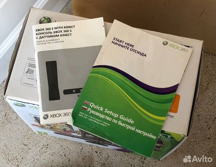 Игровая приставка Microsoft Xbox 360 kinect