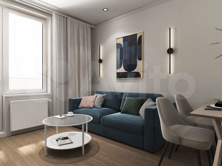 1-к. квартира, 32,3 м², 1/4 эт.