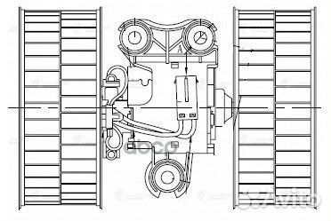 Мотор отопителя MB W639 03- LFh 15639 luzar