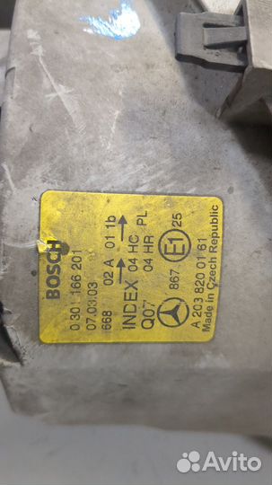 Фара (передняя) Mercedes C W203, 2003