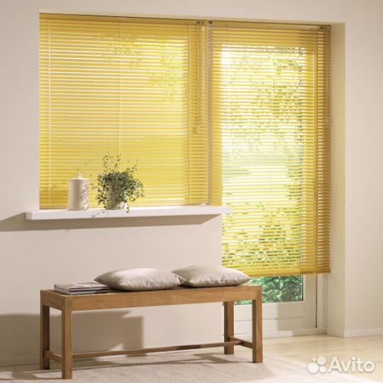 Жалюзи и рулонные шторы Янтарный