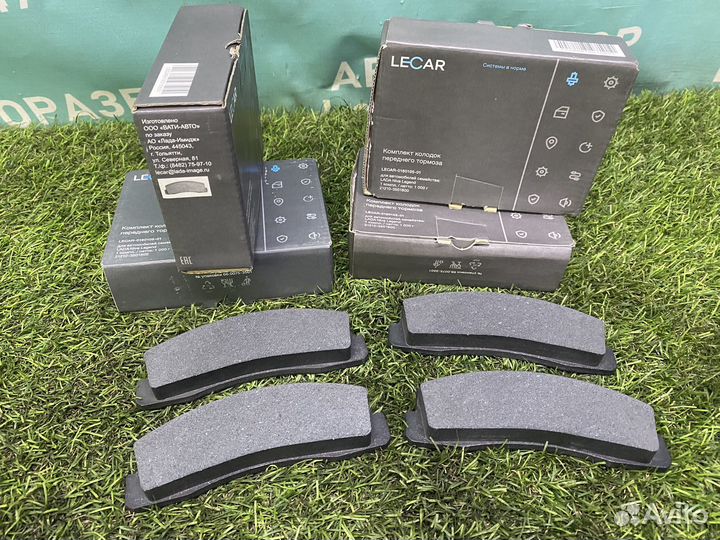 Тормозные колодки niva 2121 (новые)