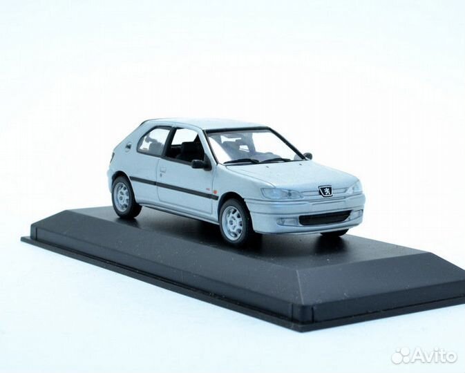 Peugeot 306 2-Door 1998 (серый) Minichamps В.0449