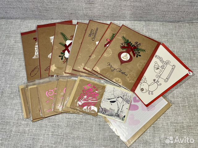 Новые открытки Рождество День рождения