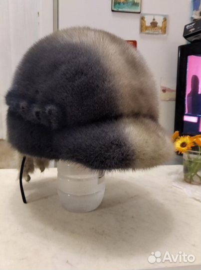 Шапка норковая женская
