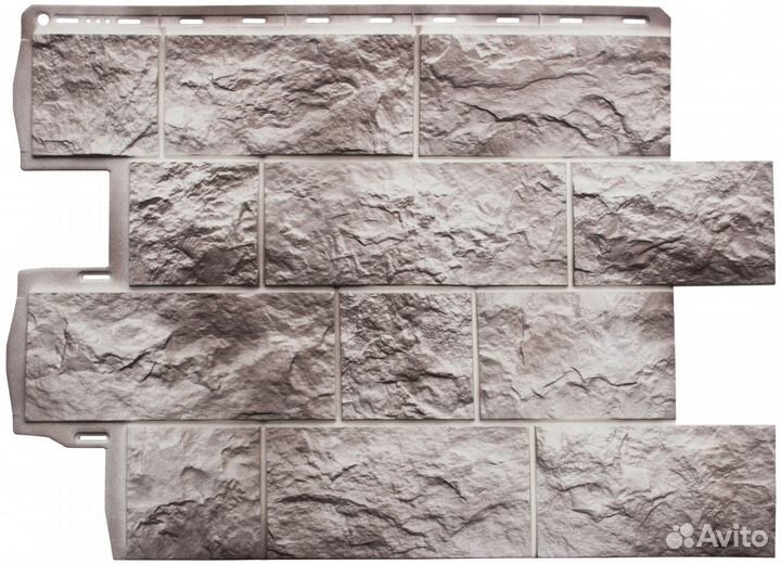 Фасадный сайдинг под камень Туф Исландский