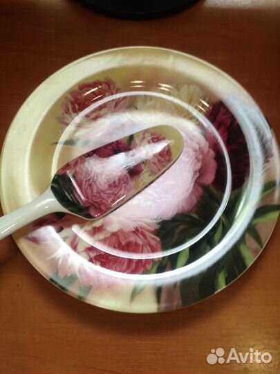 Тарелка для торта с лопаткой