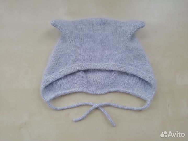 Шапка чепчик с ушками