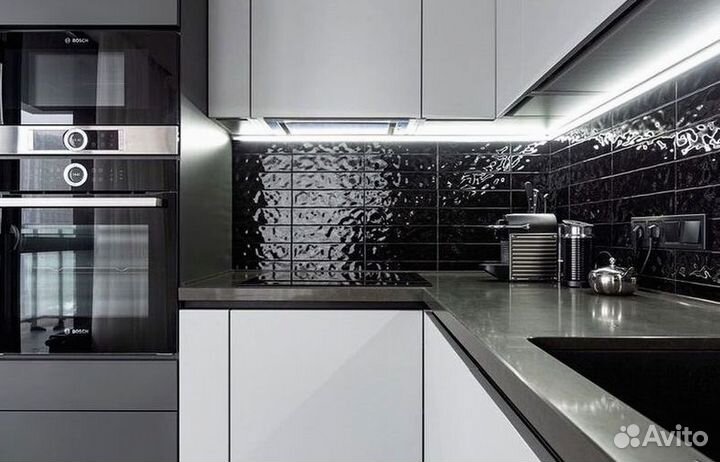 Современная кухня на заказ мдф фасады