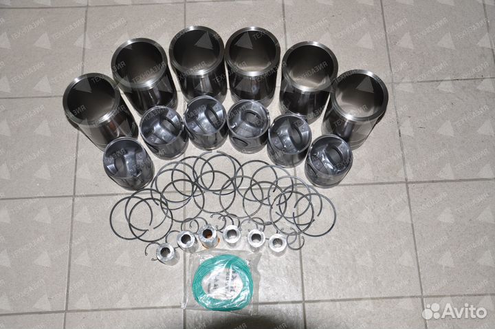 Поршневая группа двс Shanghai SC9D220 (bfkp)