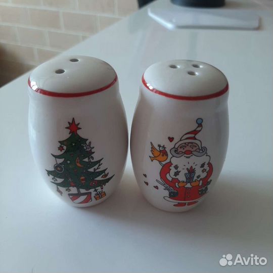 Солонка и перечница новые