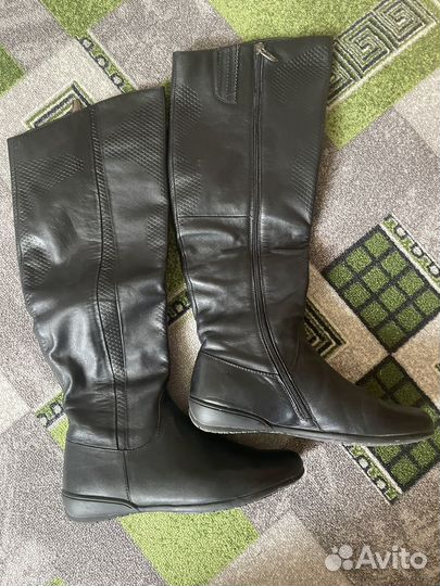 Сапоги женские натуральная кожа, дутики keddo