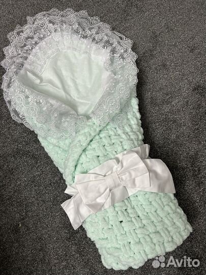 Комплект на выписку плюшевый