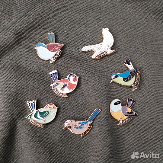 Значки СССР Птицы