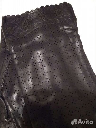 Перчатки женские кожаные новые