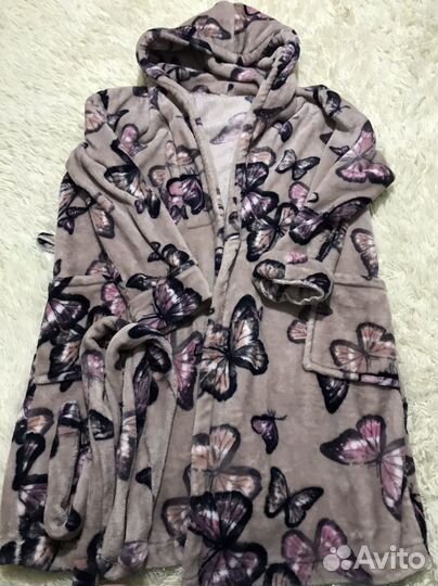 Халат женский плюшевый