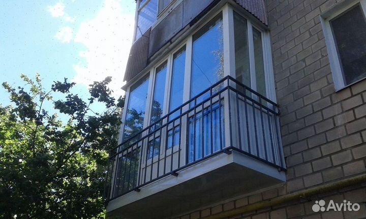 Балкон Французское Остекление