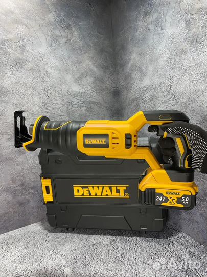 Аккумуляторная сабельная пила dewalt 24в