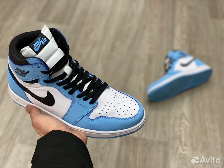 Кроссовки Air Jordan 1 University Blue (36-45)