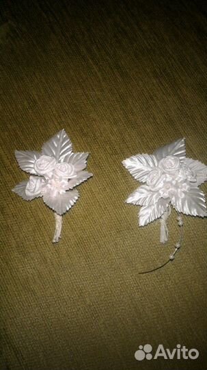 Свадебный венок и бутоньерки