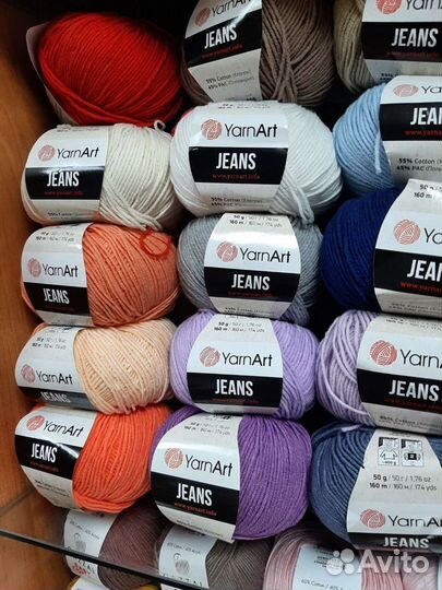 Пряжа хлопок YarnArt Jeans