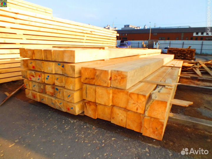 Брус из сосны 100х150мм, гост