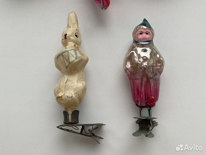 Елочные игрушки винтажные редкие из СССР