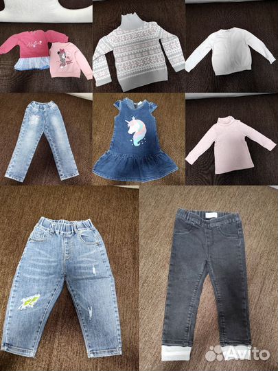 Детские вещи пакетом на девочку 92 98