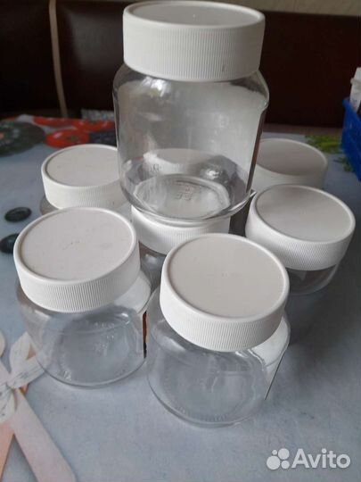 Баночки стеклянные