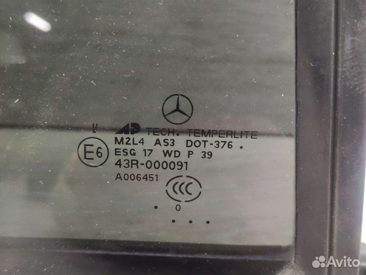 Стекло двери заднее правое Mercedes W164