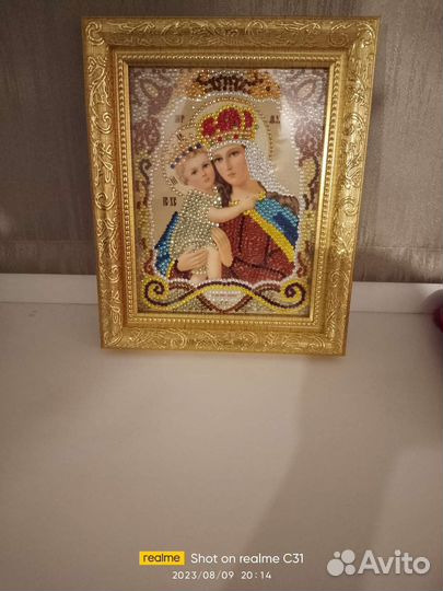 Икона из бисера