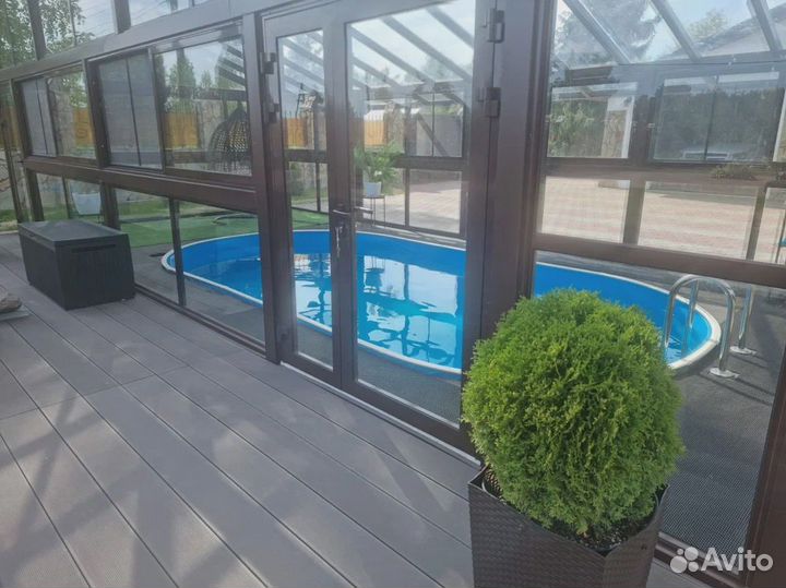 Бассейн каркасный морозостойкий Овальный