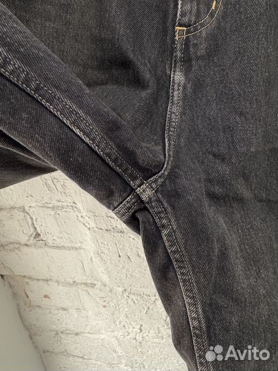 Шорты Carhartt Wip Brandon Black(Stone Washed) M