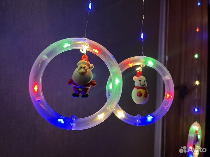 Гирлянда штора 