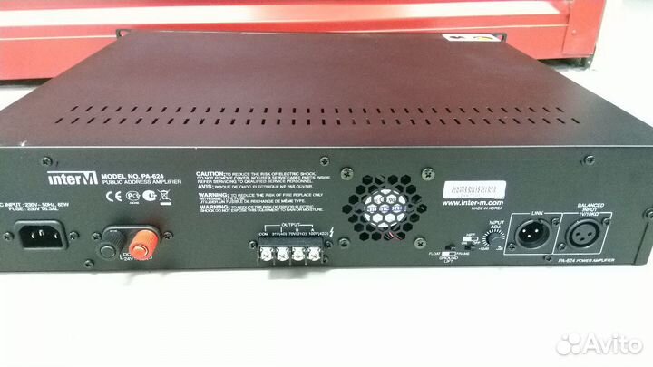 Inter M pa-624 усилитель 240Вт Корея