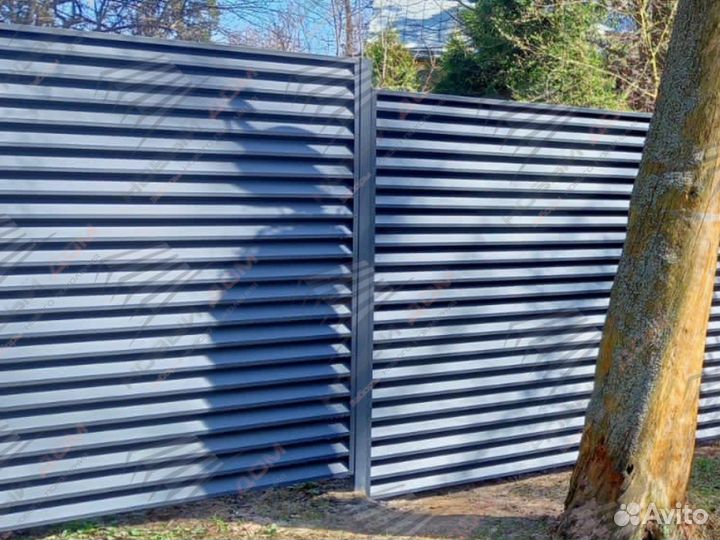 Забор жалюзи еврозабор