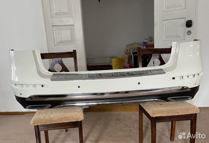 Бампер задний на mersedes ml 350